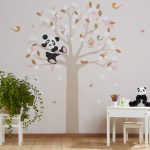 Carta da parati alberi - Baby interior Design Wallpaper