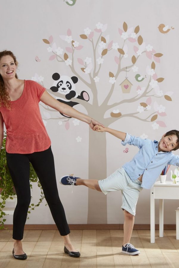 Carta da parati per le camerette dei bambini - kidsroom wallpaper- nursery decor - Baby Interior Design Wallpaper