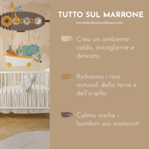 Rubrica dei colori: il marrone | Baby Interior Design Wallpaper