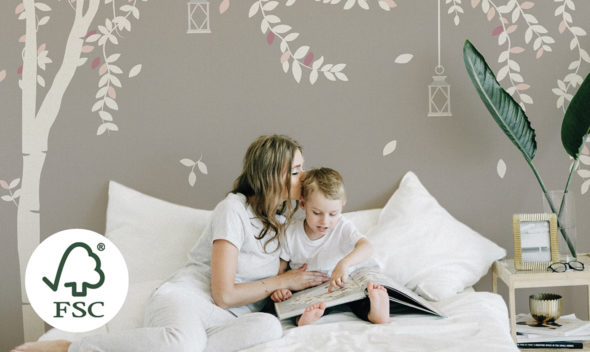 Carta da parati Eco Friendly ideale per la cameretta dei tuoi bambini | Baby Interior Design Wallpaper