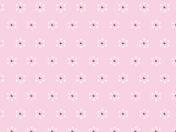 Collezione di carte da parati - Fulvia Mendini | Pattern Uccellini rosa